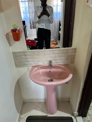 Towels, soap, toilet paper