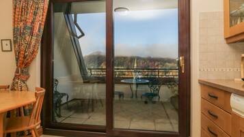 Blick von der Unterkunft