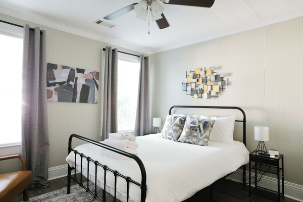 This is the second of three bedrooms including our comfy queen bed!
