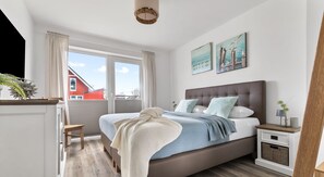 2 bedrooms, iron/ironing board, travel cot, free WiFi - Stilvolle Ferienwohnung mit Sauna, Kamin, Terrasse und Wassernähe (Büsum)