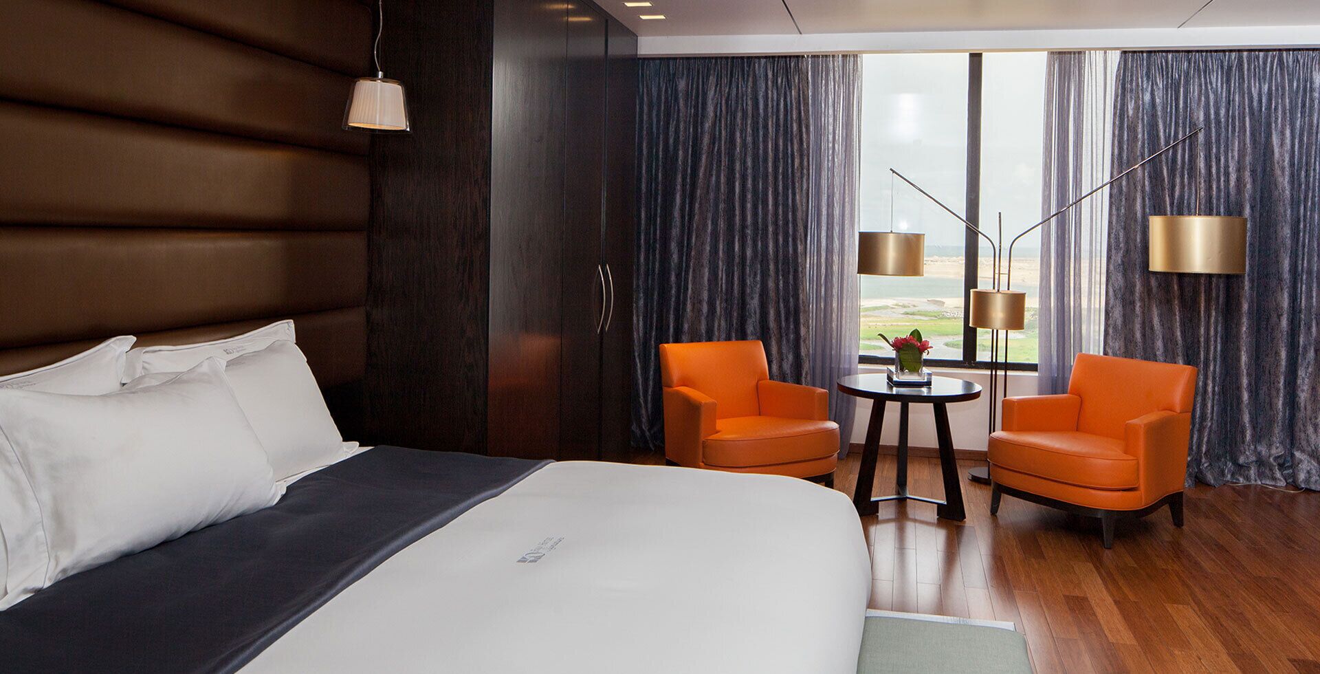 Premium bedding, memory foam beds, minibar, in-room safe
