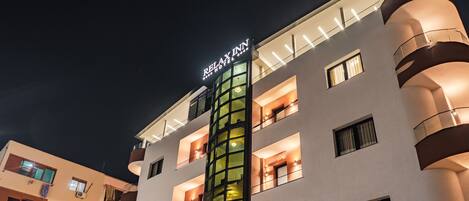 Voorkant van accommodatie