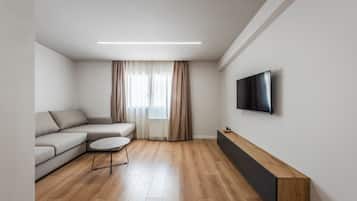 豪華套房 | 1 間睡房、意大利 Frette 床單、高級寢具、羽絨被