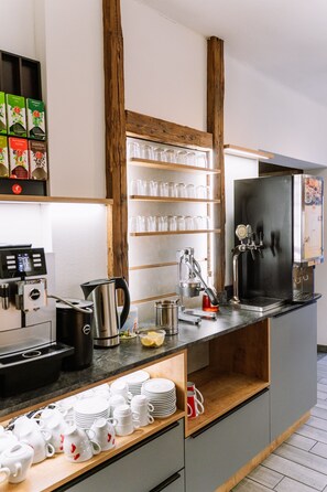 Daily buffet breakfast (EUR 10 per person)