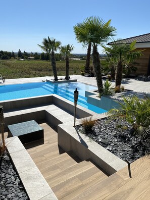 Pool - Villa Darchitecte de 500m2 Avec Piscine Chauffée, Sauna, Hammam et spa (Beaupuy)