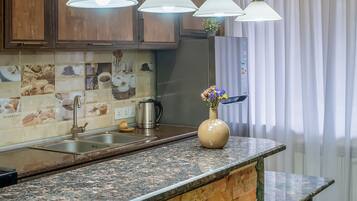 Huoneisto | Yksityinen keittiö | Vedenkeitin