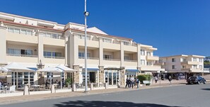 Exterior - Blue Waters 4, 59 Ronald Ave - water glimpses from the balcony and living area (Shoal Bay)