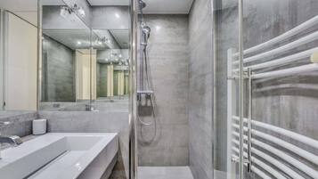 Shower, hair dryer