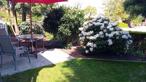 Outdoor dining - Ferienwohnung im Wesertal (Hameln)