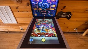 Game room - Mountain Whispers-2Bdrm, arcade gaming, pinball, foosball, hot tub, and fire-pit (Sevierville)