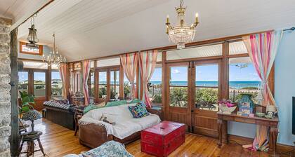 Beachfront romantic Greek Isle vibe rare historic cottage breathtaking sunrises