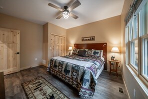 4 bedrooms, iron/ironing board, travel cot, WiFi