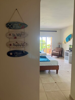 1 bedroom, in-room safe, iron/ironing board, travel crib - KiteBeach Oceanfront Groundfloor Studio (Cabarete)