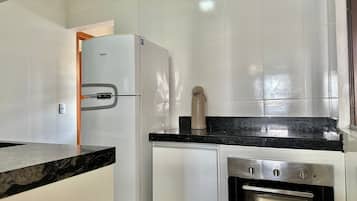Apartment | Private kitchen | Fridge, microwave, oven, blender