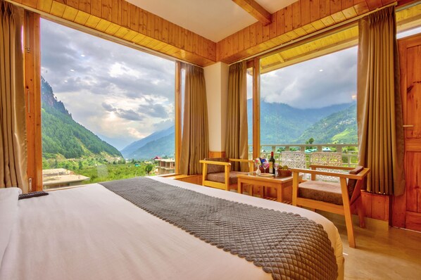 Premium Room, Balcony, Mountain View | Premium bedding, memory-foam beds, free WiFi - La Aero Resort (Manali)