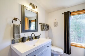 House (1 Bedroom) | Interior - 'faith Cabin' in Cosby: Fire Pit + Covered Deck (Cosby)