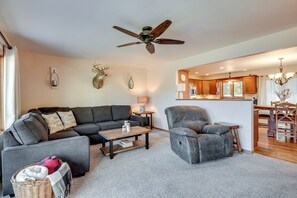 House (2 Bedrooms) | Interior - Pet-friendly Tomahawk Home: Deck & Private Hot Tub (Tomahawk)