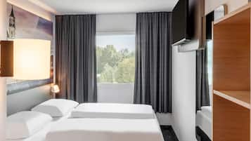 Doppelzimmer | Schreibtisch, schallisolierte Zimmer, kostenloses WLAN