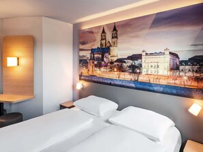 Habitación doble | Escritorio, insonorización y wifi gratis 