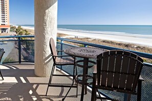 Outdoor dining - Ocean Front Slice of Heaven (Myrtle Beach)