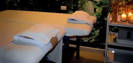 Body treatments, body scrubs, manicures and pedicures, massages