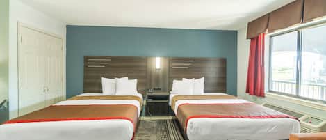 Chambre Standard, 2 grands lits, non-fumeur | Bureau, fer et planche Ă repasser, accĂšs au Wi-Fi (inclus)