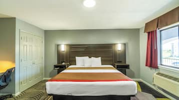 Standard Room, 1 King Bed, Smoking | Desk, iron/ironing board, free WiFi, bed sheets