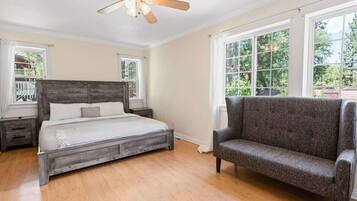 3 bedrooms, iron/ironing board, travel cot, WiFi