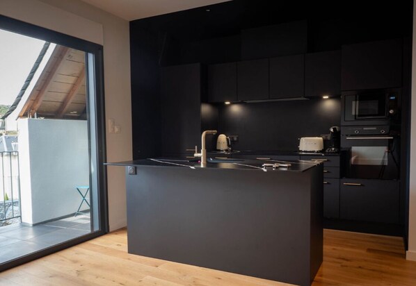 Private kitchen - Appartement Spacieux Centre Ville (Espalion)