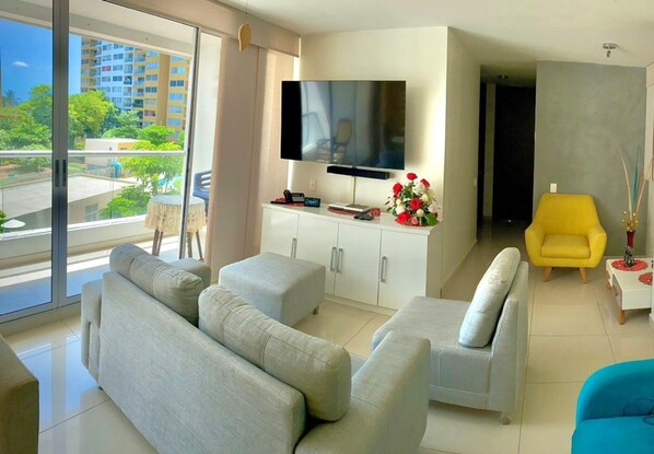 Appartement Ville, 3 chambres | Coin séjour