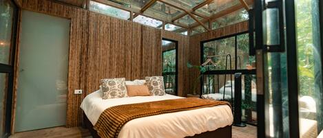 Cabana superior | 1 quarto, roupas de cama premium, frigobar, Wi-Fi de cortesia