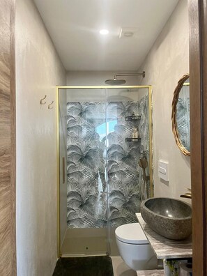 Secador de pelo y toallas