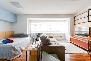 Luksus-lejlighed | 1 soveværelse, gratis Wi-Fi