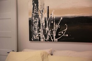 2 chambres, fer et planche Ă repasser, Wi-Fi, draps fournis