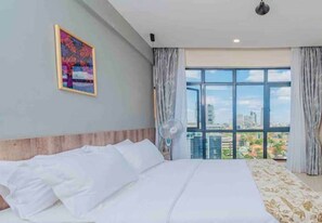 1 Schlafzimmer, Bügeleisen/Bügelbrett, kostenloses WLAN, Bettwäsche