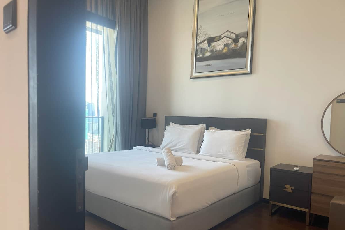 Apartamento de lujo, 3 habitaciones | 2 dormitorios, ropa de cama de alta calidad, sistema de insonorización