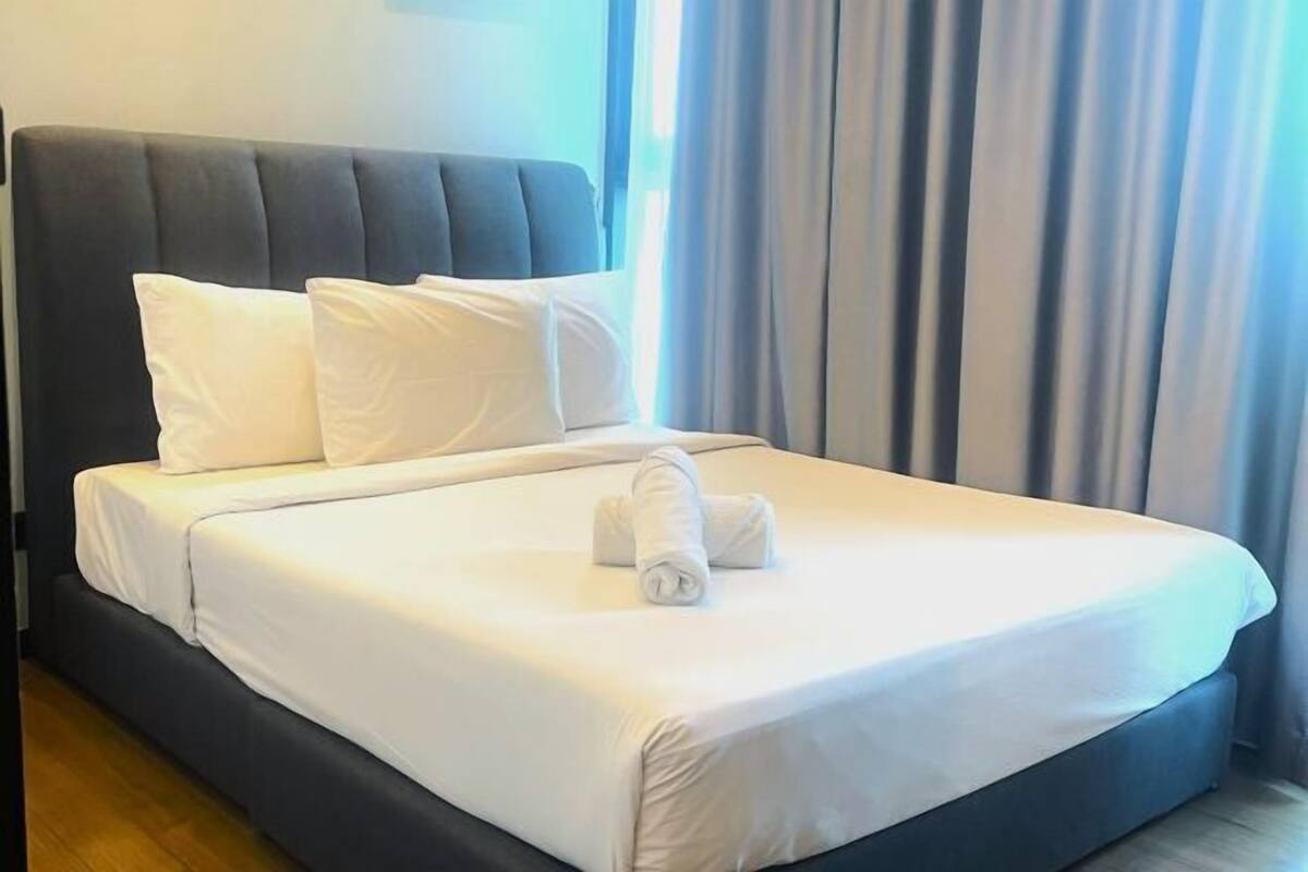 2 habitaciones, ropa de cama de alta calidad y insonorización