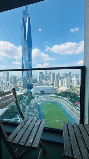 Luxury-Apartment, 3 Schlafzimmer | Blick vom Balkon