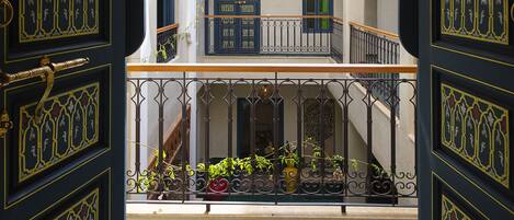 Uitzicht vanuit accommodatie