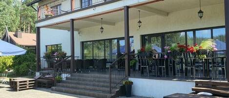 Voorkant van accommodatie