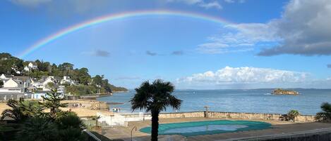 Una piscina riscaldata