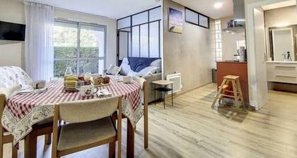 "sur la Rive du Gave": Appartement 40m2, 3 Étoiles, Petits Animaux Acceptés