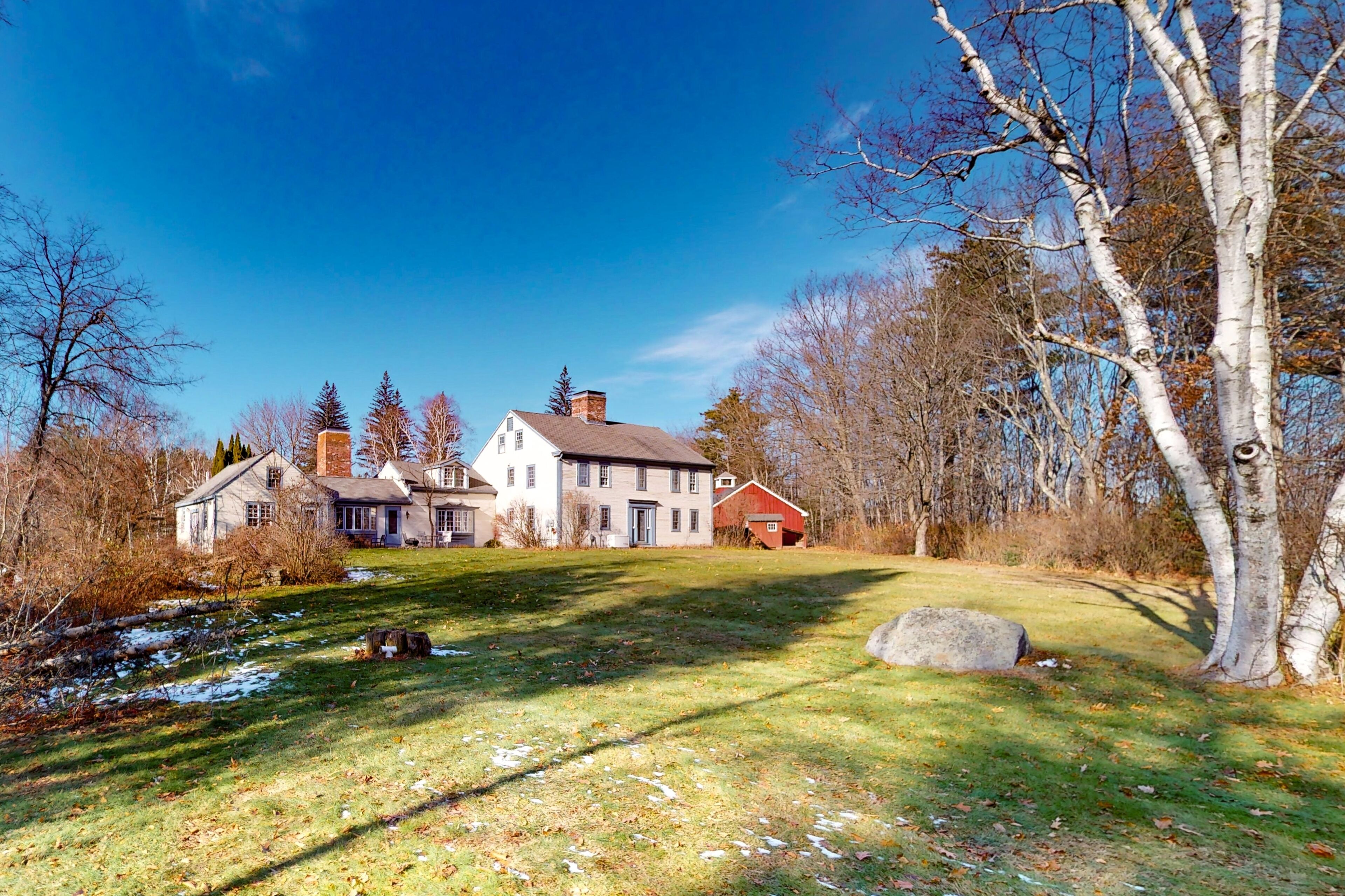 Historic acreage with mountain views, antique finishes, & orchard - dog-friendly