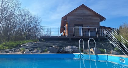 Chalet avec Piscine Obernai