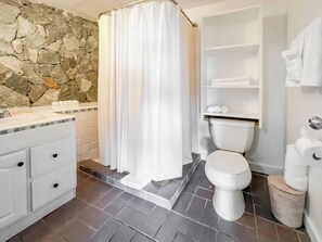 Hair dryer, towels