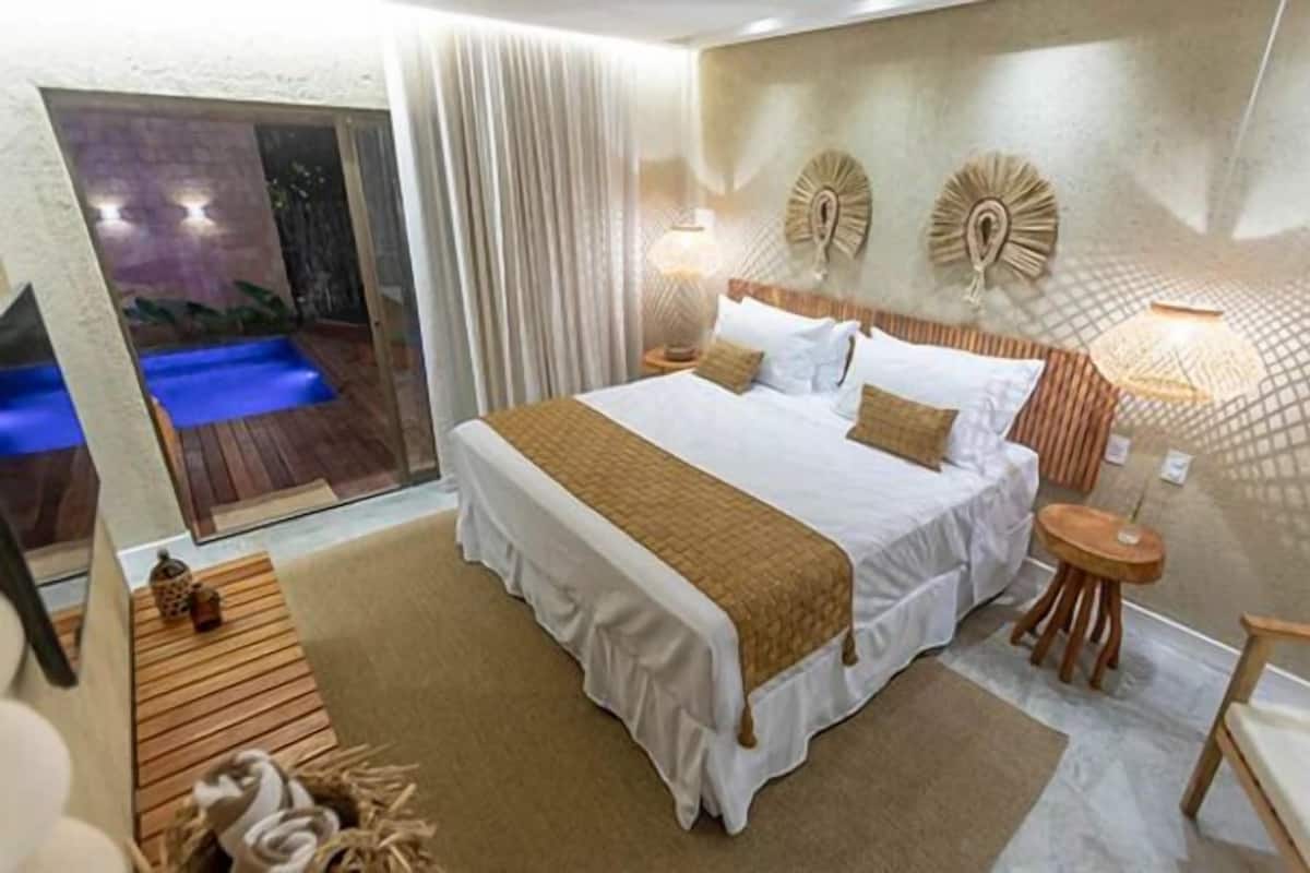 Bungalow – comfort | 1 soverom, sengetøy av topp kvalitet, minibar og skrivebord