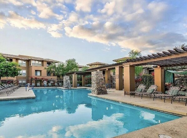 Außenpool, beheizter Pool