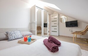3 habitaciones, cuna de viaje, wifi gratis y ropa de cama