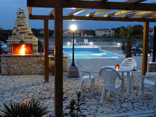 Pool - Holiday apartment with air conditioning (Valbandon)