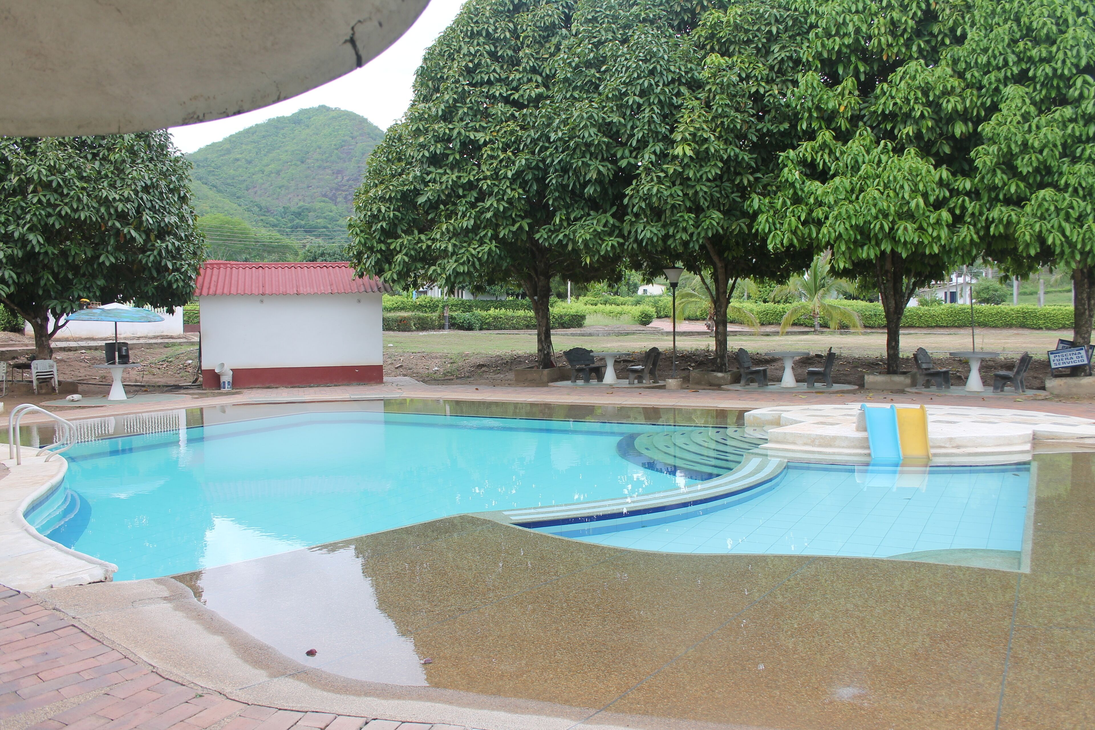 Alberca al aire libre 